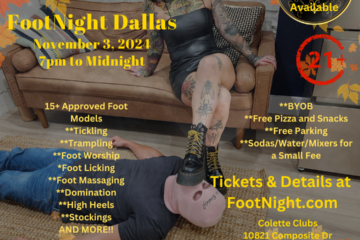 Feet, Footnight, Foot Fetish, Dallas November 2024,