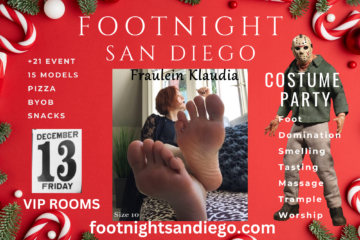 FootNight, Foot Fetish Event, Foot Worship, December 2024, Feet