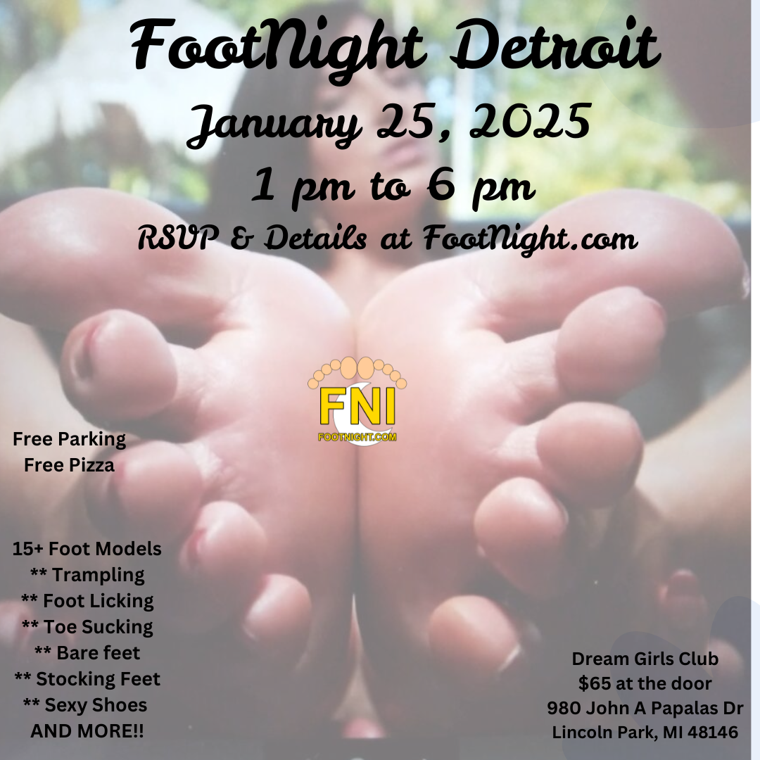 Foot Fetish, Feet, Toes, Foot Worship, Detroit Feet, 2025