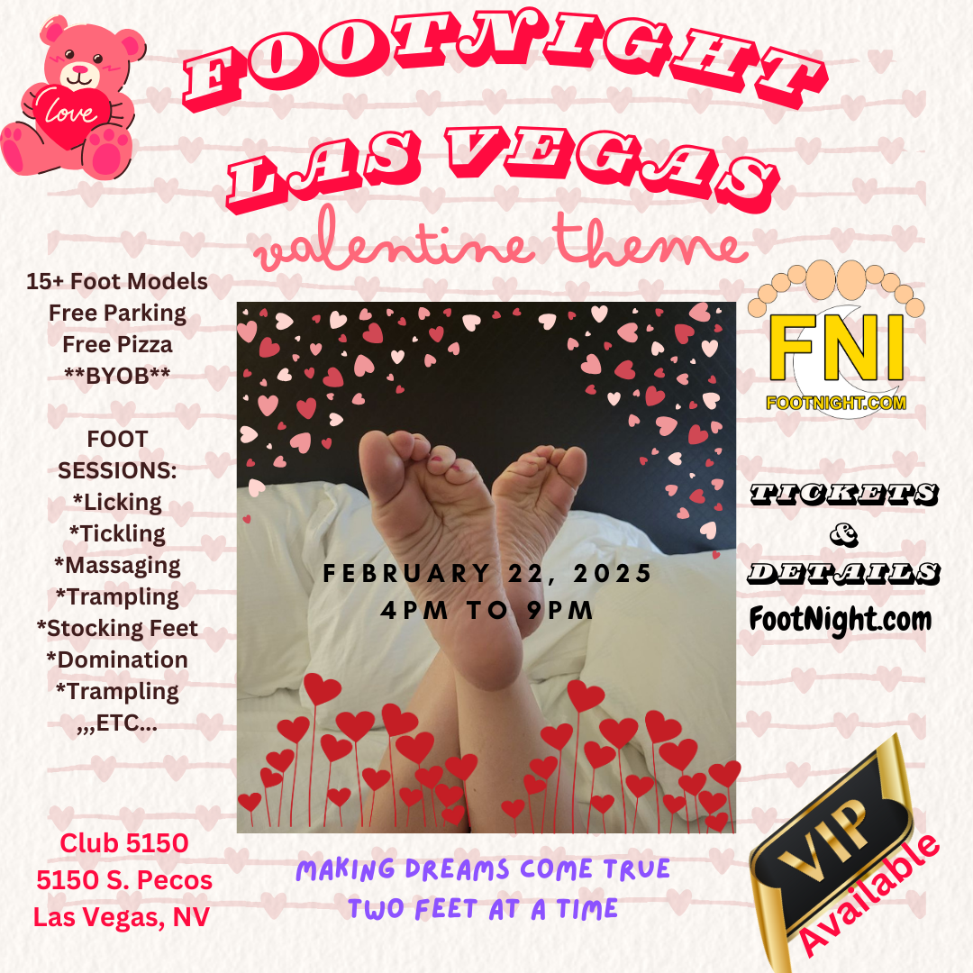 Las Vegas Foot Fetish, vegas feet, foot worship las vegas, 2025 Monthly feet in Vegas, 5150 Club