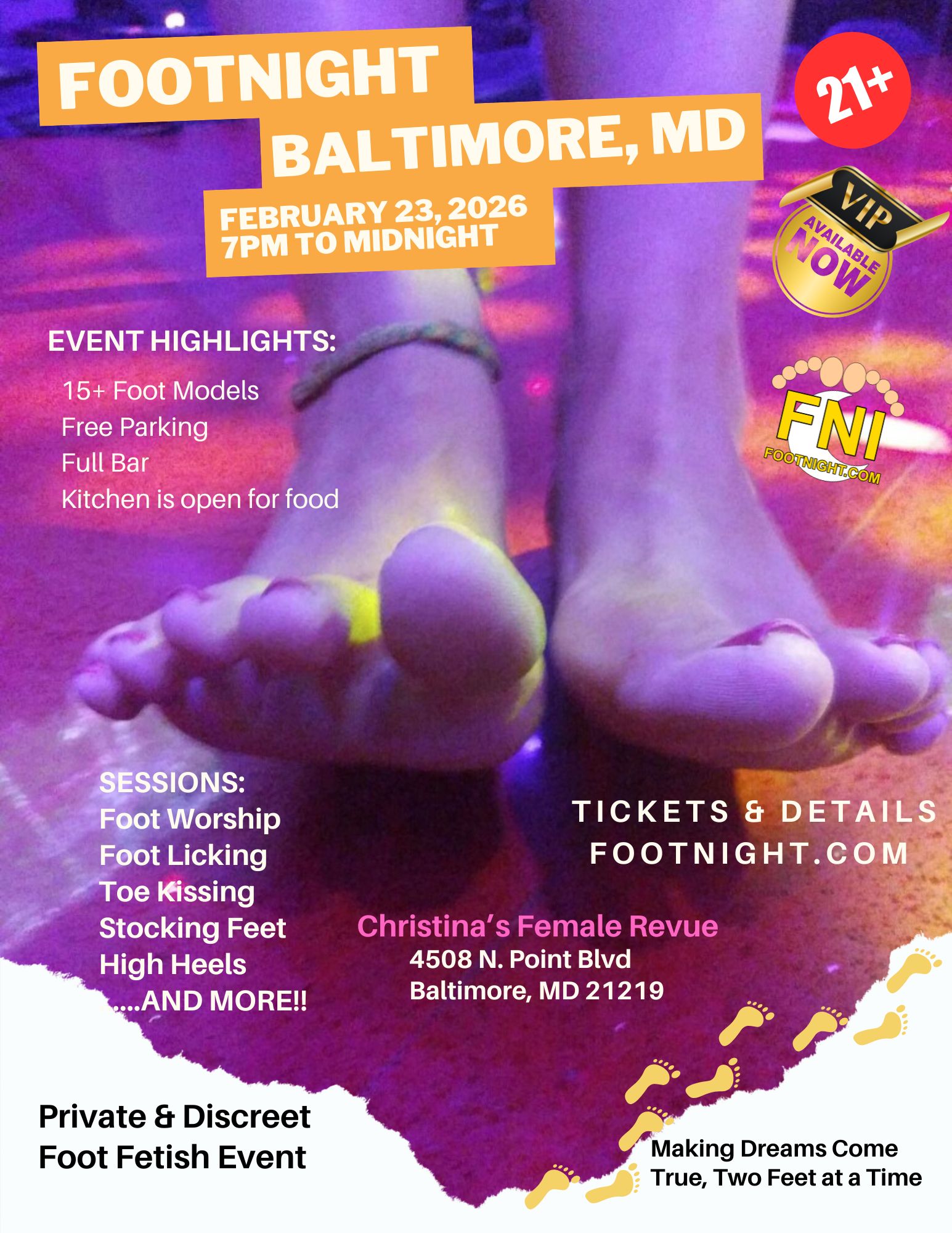 MARYLAND FOOT FETISH, FOOT WOSHIP, BALTIMORE FEET MODELS, FOOT MODELS, FOOTNIGHT