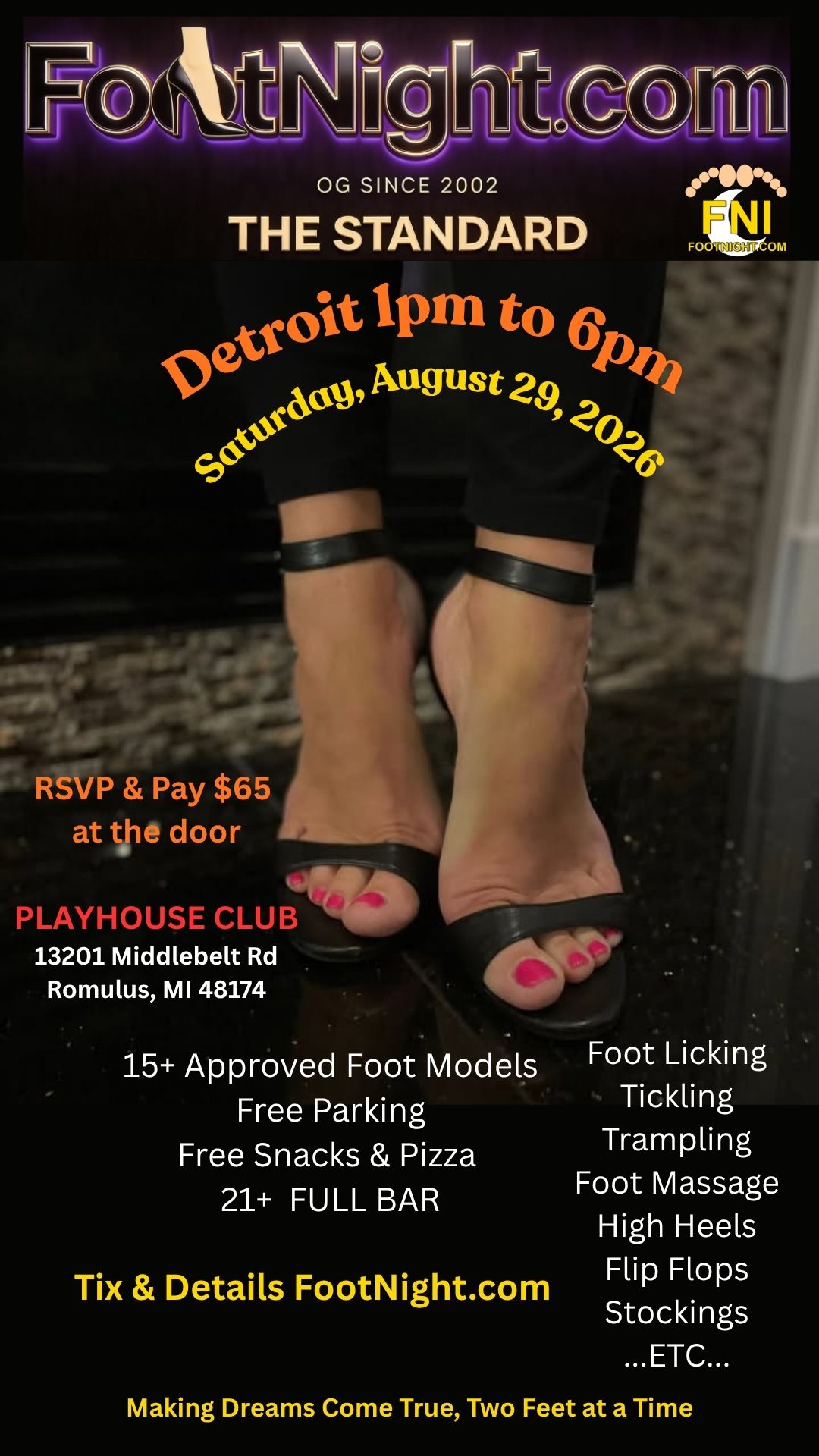 Detroit foot worship, michigan foot fetish, soles, arches, bare feet, high heels