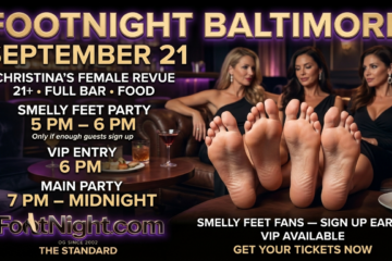 baltimore foot fetish, maryland foot worship, toes, arches, bare feet, christina's female review, footnight